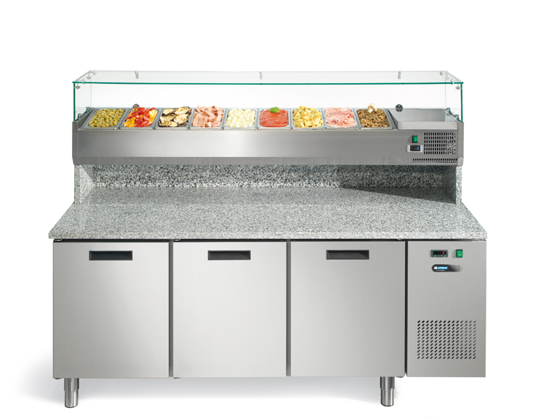 AFINOX Pizzatisch FRESH PIZZA 3P