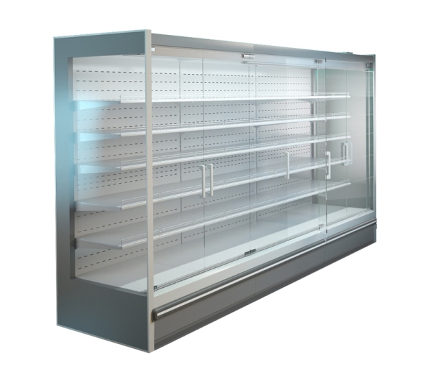 Arline Multideck Wandkühlregal mit Glastüren Hawk MD-9