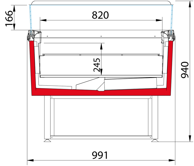 ARNEG Kühlinsel ZENITH 250