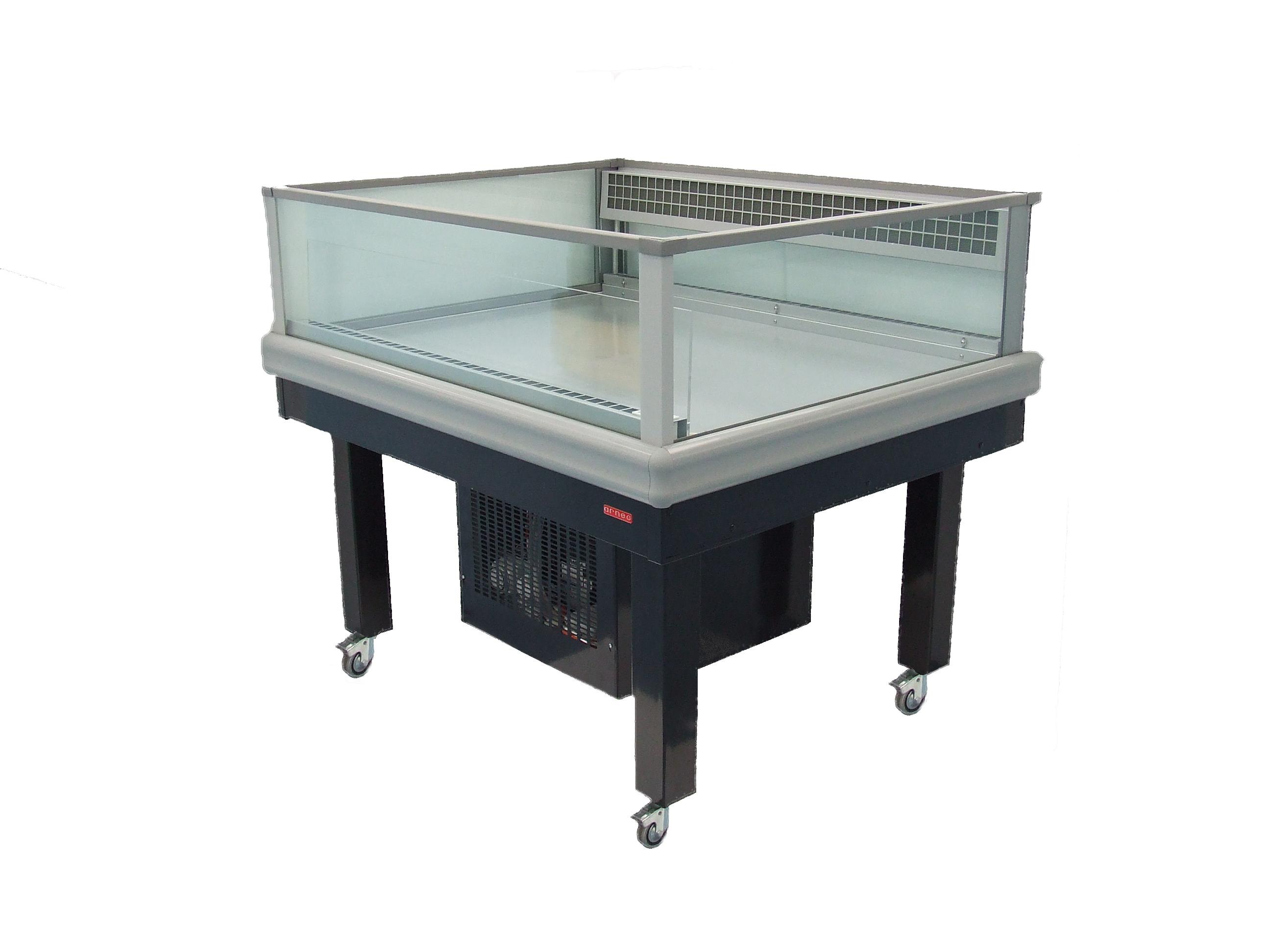 Arneg Kühlinsel Breda 125 RAL9006-Weiß