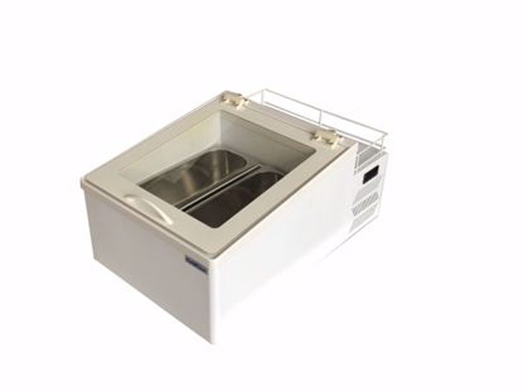 Auftisch Eisvitrine ICE 2V LED Flach