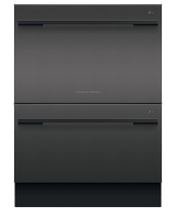 Fisher & Paykel Doppelte Schublade Spülmaschine DD60DDFHB9 matt Schwarz