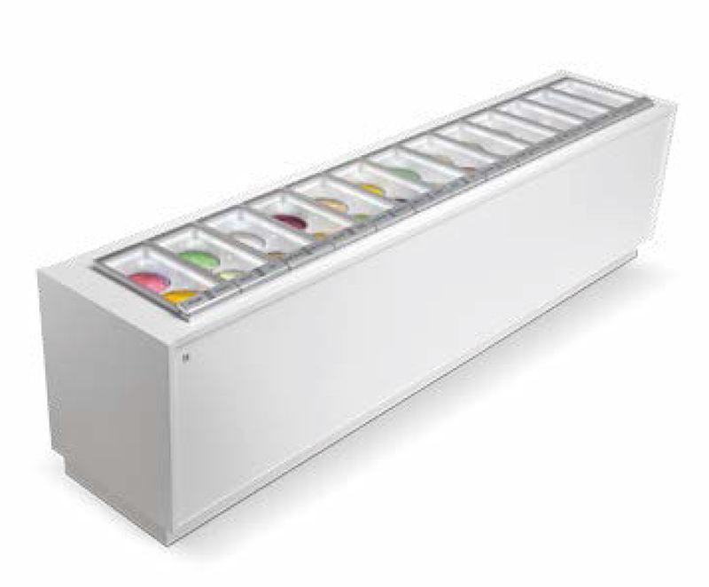 IFI Eisvitrine PANORAMA L1750