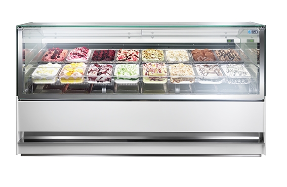 ISA Eisvitrine 3D H135-170 EXC