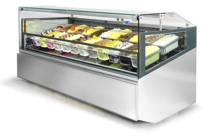 ISA Eisvitrine Supershow H135-155