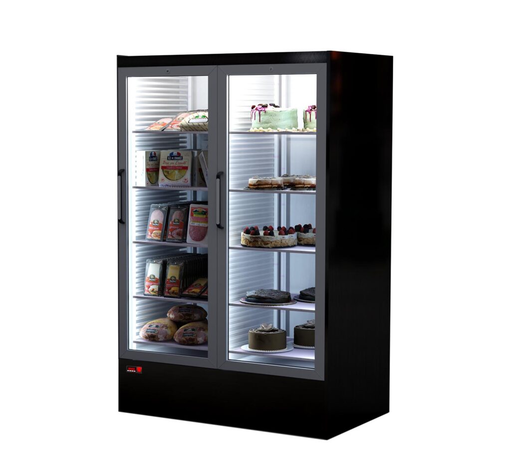 K247 Wandkühlregal Oslo-U4 Plug in Negative 2 Multideck 2400 mm