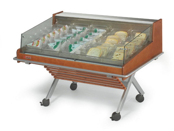 OSCARTIELLE Kühlvitrine CASTOR WOOD SELF Self Service