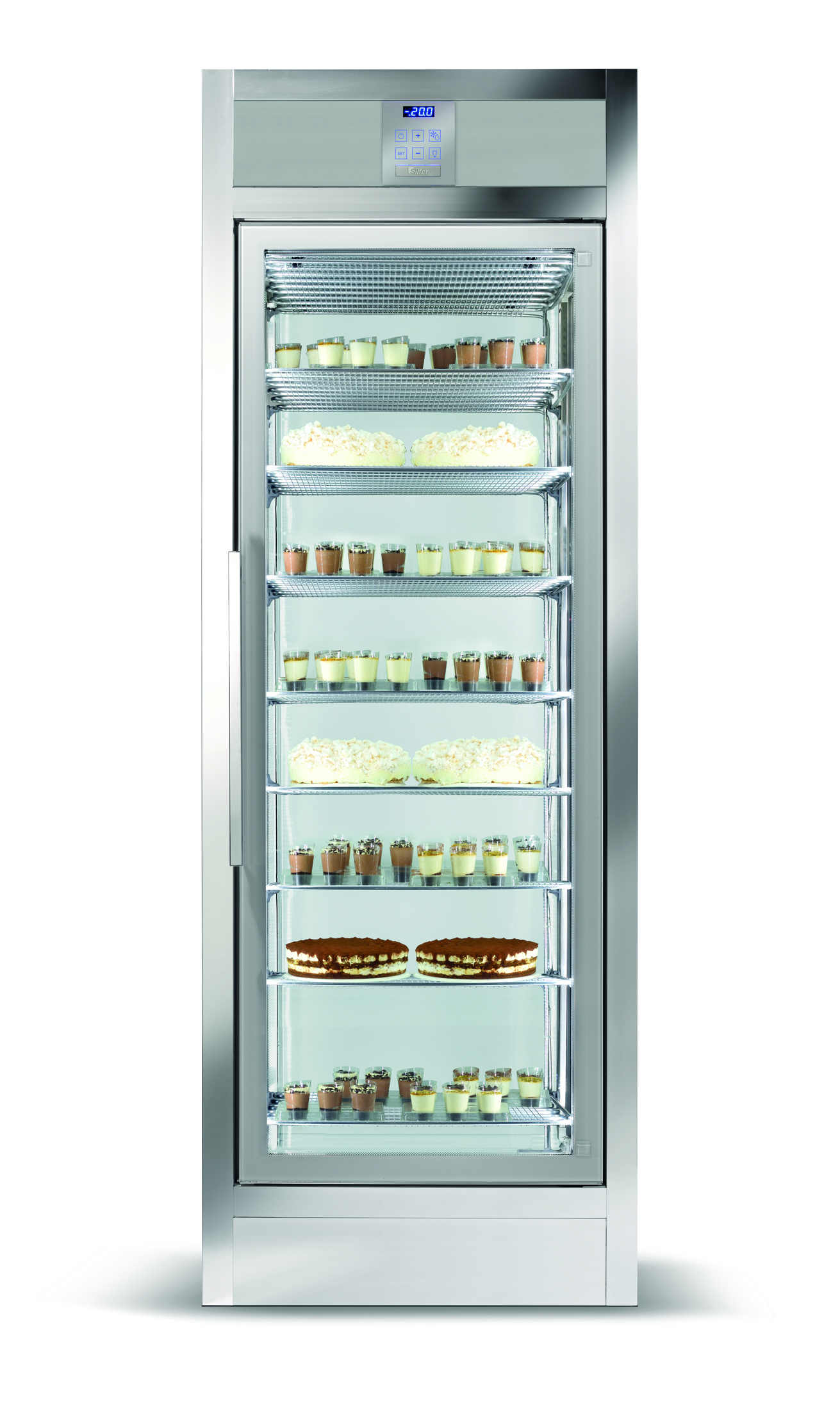 Silfer Wall Eisvitrine WGL 550 S