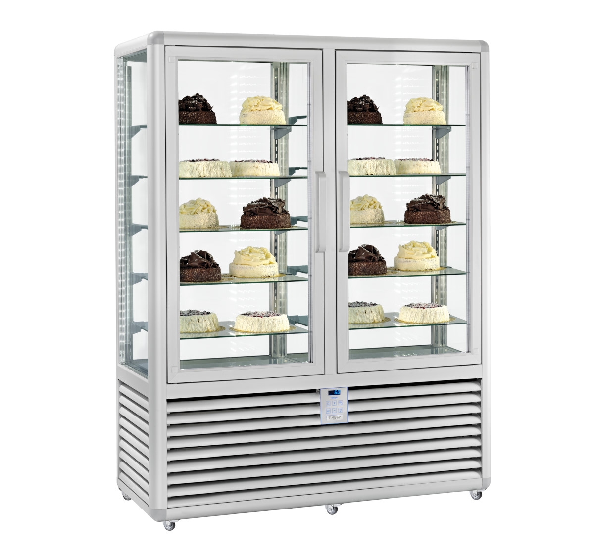 Silfer Curve Konditorei Vitrine CPS 1200 V/V