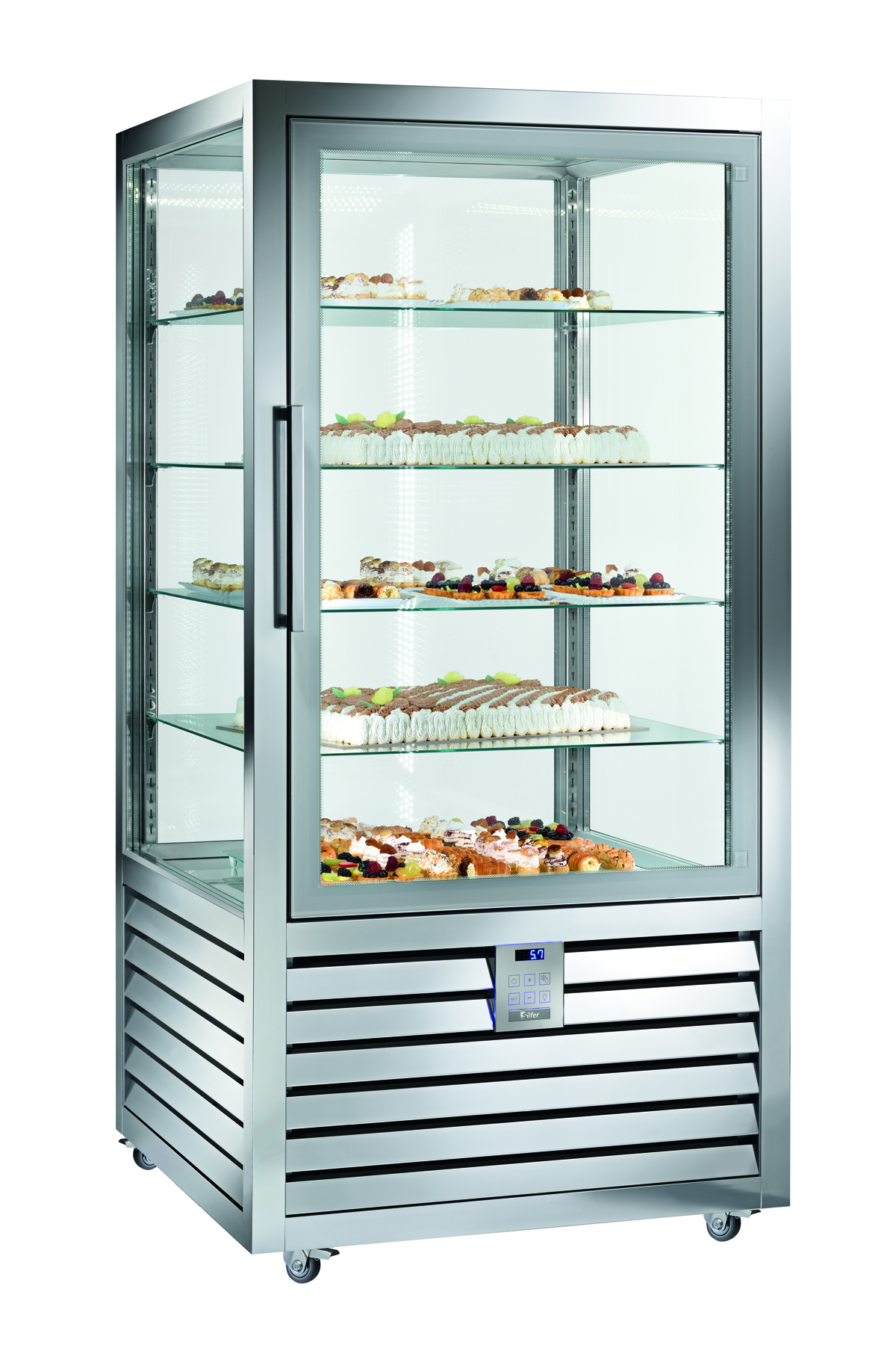 Silfer Quadro Konditorei Vitrine QPS 600 V