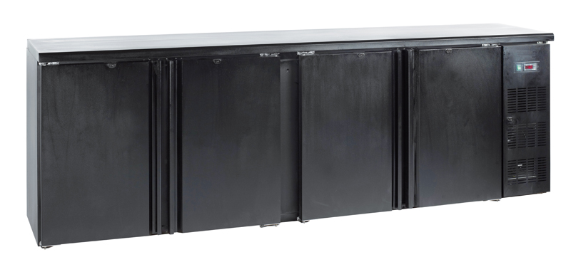 TEFCOLD Counter Flaschen Kühlschrank TEF CBC 420 2 Laden und 3 Türen